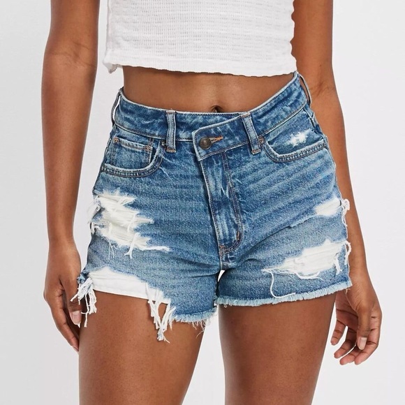 American Eagle Distressed Mom Shorts - Picture 13 of 13